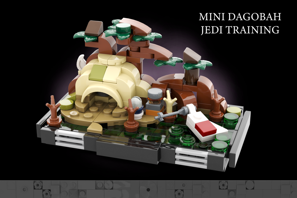Lego Mini Dagobah Training Diorama