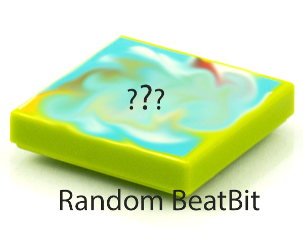 Lego Tile 2 x 2 with BeatBit Album Cover - Random Pattern (For Inventories Purposes Only)