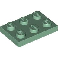 Lego Plate 2 x 3 / Sand Green