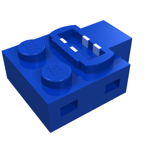 Lego Plate Special, 2 x 2 Power Functions Wire Connector, Power Functions Bottom