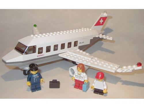Lego Passenger Plane - SWISS Version