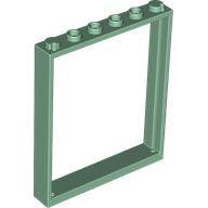 Lego Door Frame 1 x 6 x 6 / Sand Green