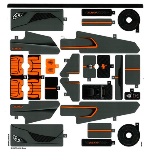 Lego Sticker Sheet for Set 42173-1 / [No Color/Any Color]