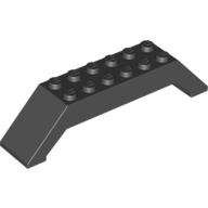 Lego Brick Sloped 45° 10 x 2 x 2 Double / Black