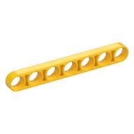 Lego Technic Beam 1 x 7 Thin / Yellow