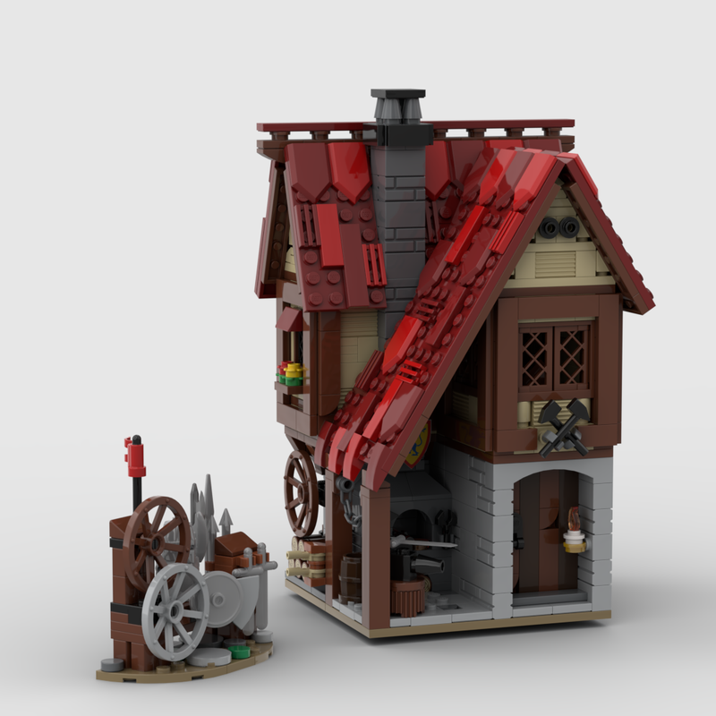 Lego Blacksmith - Medieval Village