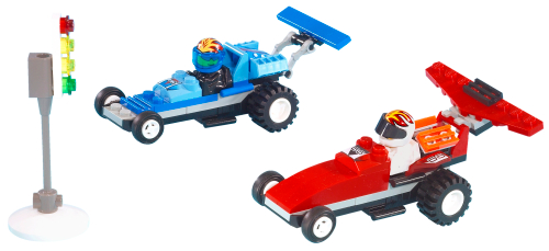 Lego Zero Hurricane & Red Blizzard