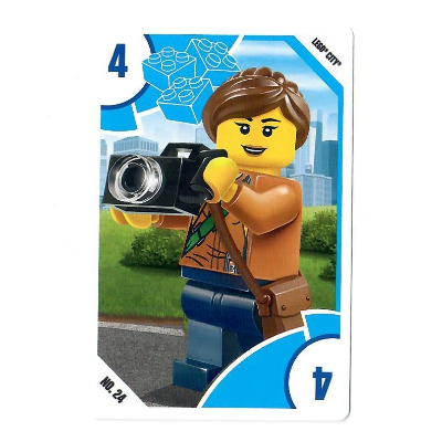 Lego Trading Card, Toys 'R' Us - City - 4 Photographer / [No Color/Any Color]