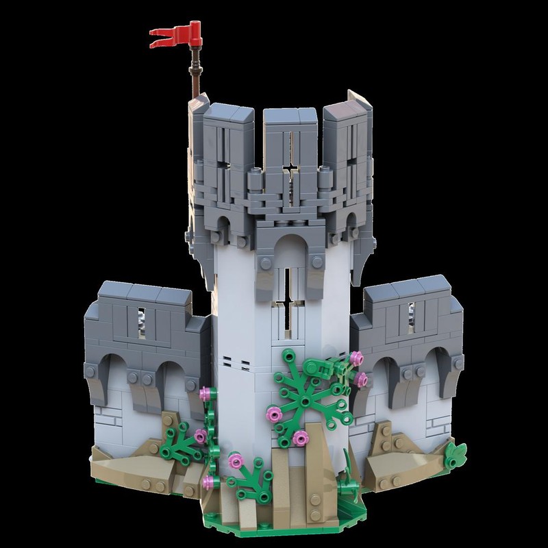 Lego Falcons curved wall