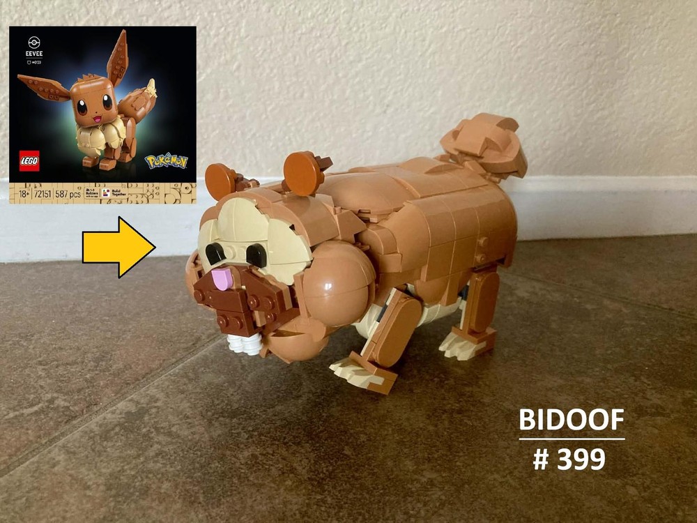 Lego Bidoof 72151 Alternate Build