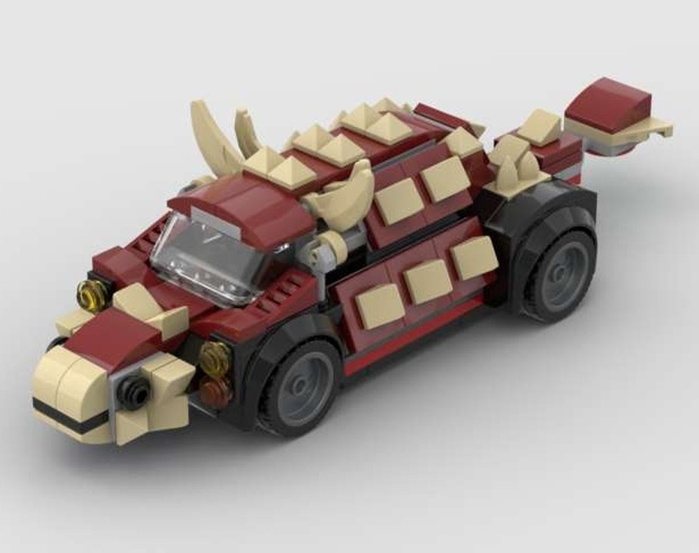 Lego Ankylosaurid car
