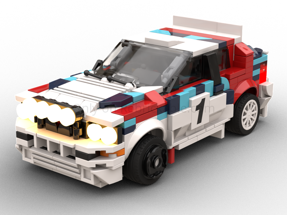Lego Lancia Delta'92-EVO HiFi 'MARTINI' (HF Integrale series, EVO class)
