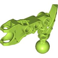 Lego Large Figure Skeletal, Limb, Angular with Ball Joint and Ball Socket (Av-Matoran) / Lime