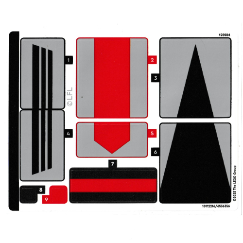 Lego Sticker Sheet for Set 75429-1 / [No Color/Any Color]
