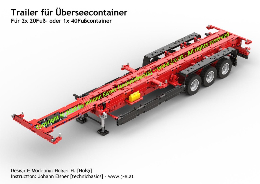 Lego Overseacontainer Trailer