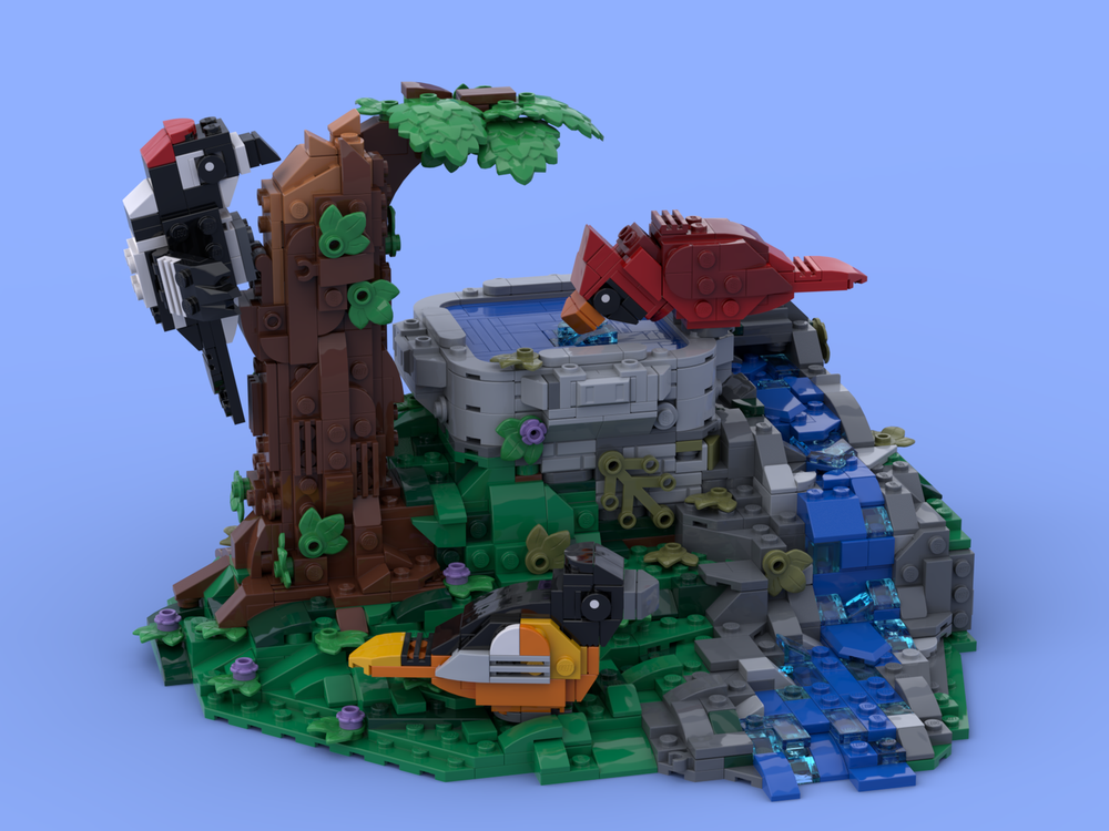 Lego Summer Bird Bath