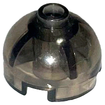 Lego Brick, Round 2 x 2 Dome Top / Trans-Brown