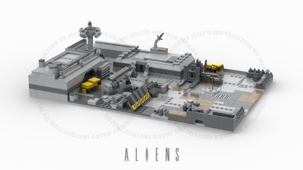 Lego ALIENS Micro Diorama : Hadley's Hope