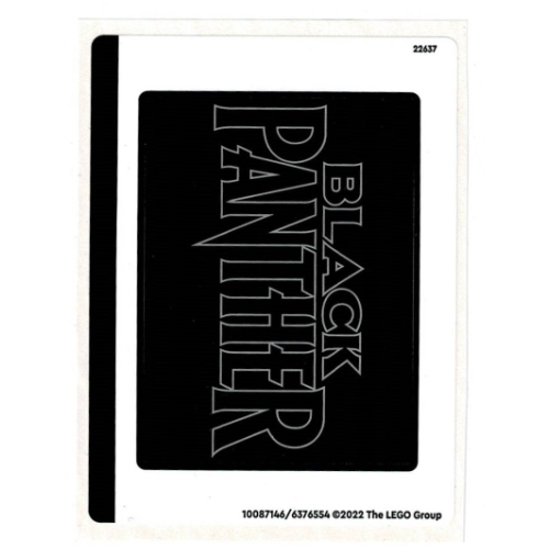 Lego Sticker Sheet for Set 76215-1 / [No Color/Any Color]