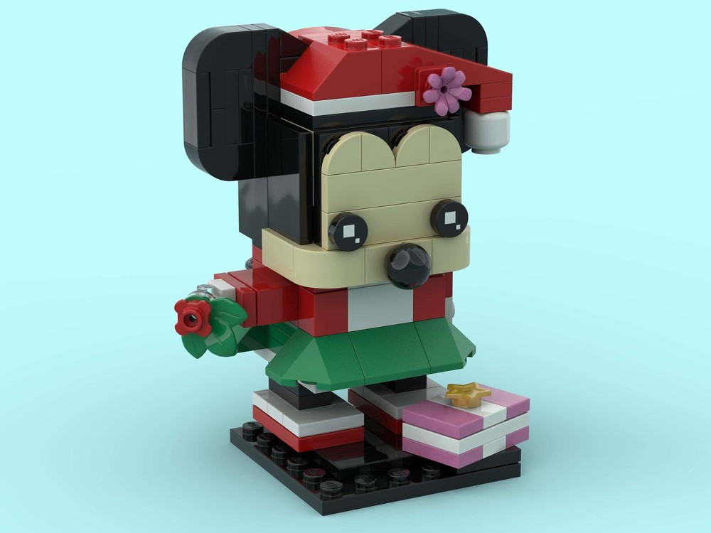 Lego Minnie Mouse (Christmas Edition)