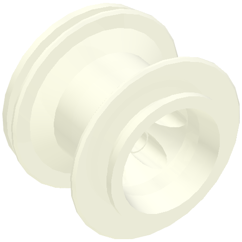Lego Wheel 43.2 x 28 Balloon Small with + Shape Axle Hole
