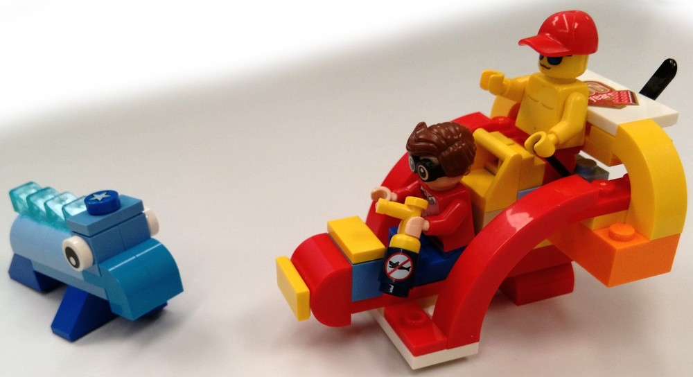 Lego 10401 Airboat and Bluey