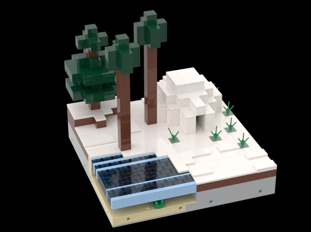 Lego Minifigure-Scale Igloo