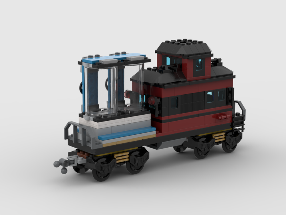 Lego Hidden Side Ghost Train Express Caboose with 2 POSSESSED Containers
