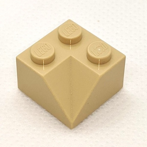 Lego Slope 45 2 x 2 Double Concave / Tan