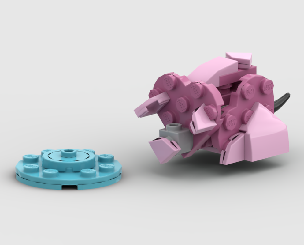 Lego smol trike (triceratops) 31150 (flamingo submodel)
