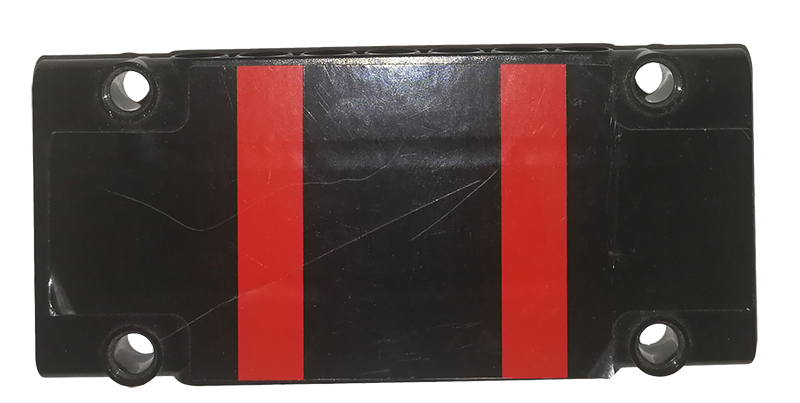 Lego Technic, Panel Plate 5 x 11 x 1 with 2 Red Stripes Pattern (Sticker) - Set 8081