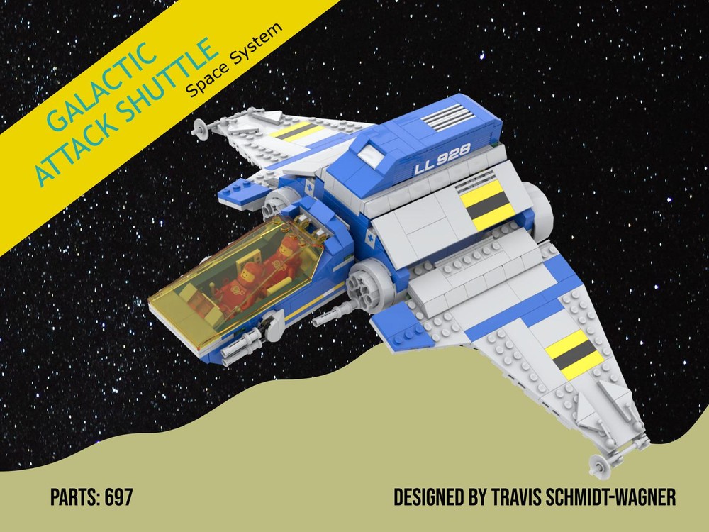 Lego 10497 Alt Build- Galactic Attack Shuttle