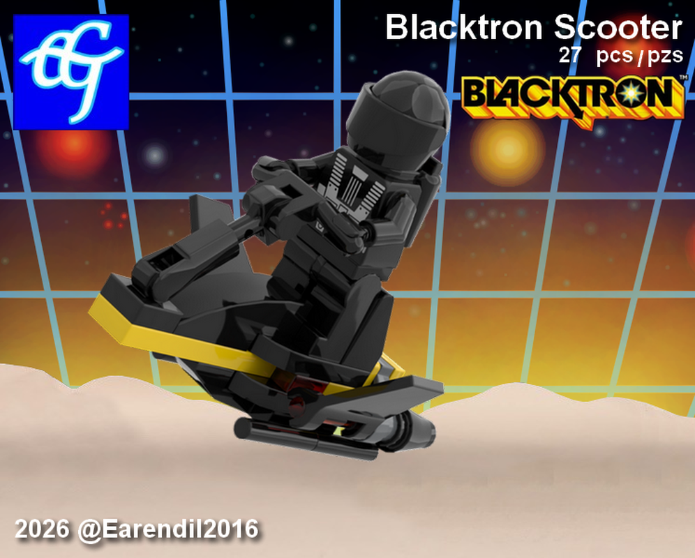 Lego Blacktron Scooter