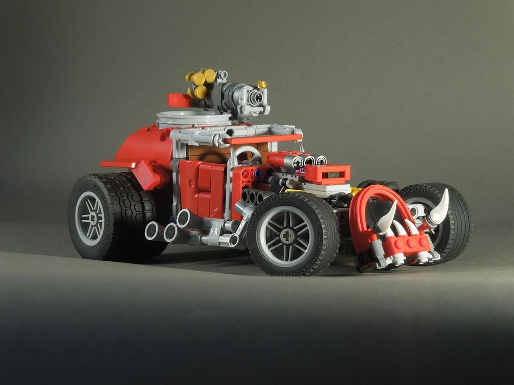 Lego WH40K custom boosta-blasta ork warbuggy