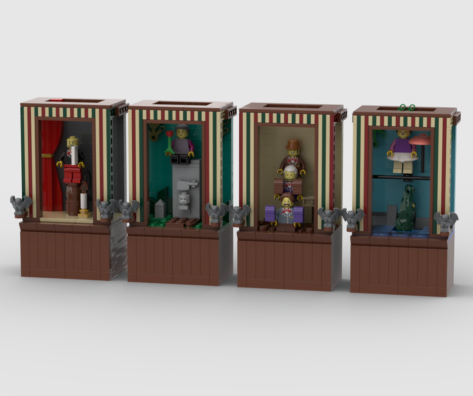 Lego The Haunted Mansion Stretching Portraits