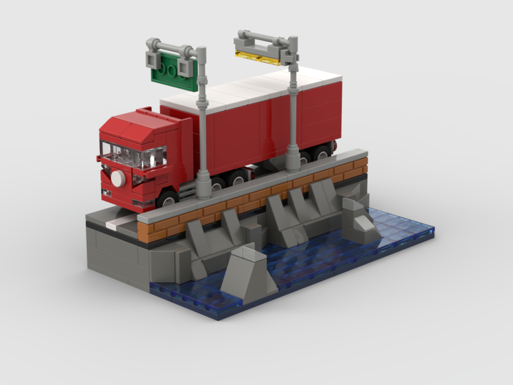 Lego European Truck Landscape