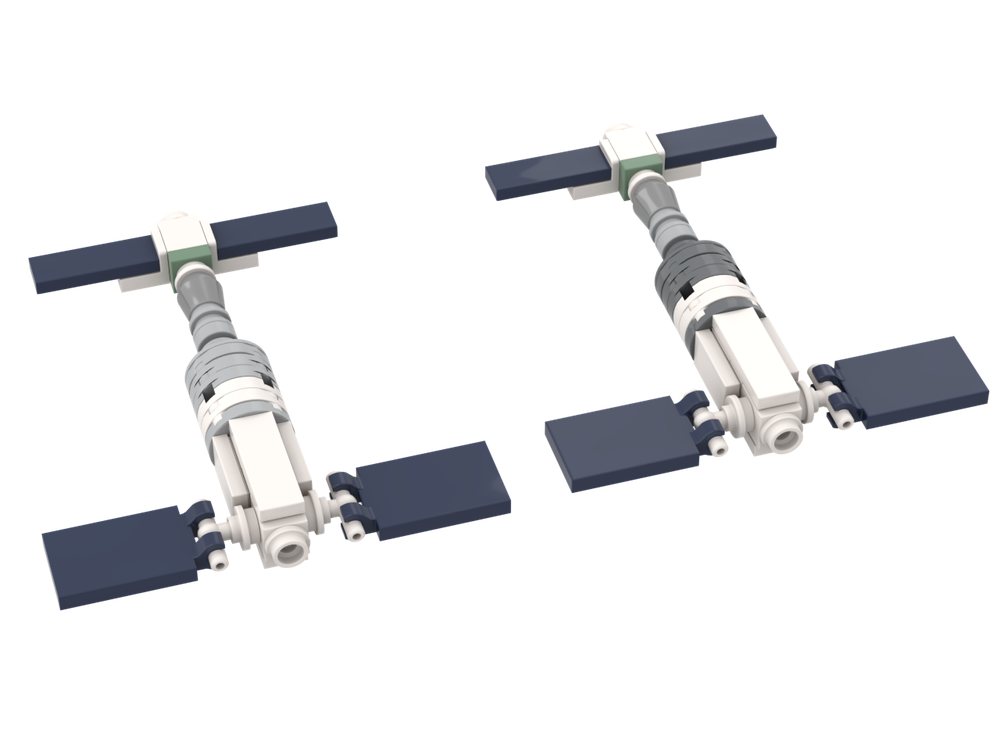 Lego Tiangong 1 and 2 (1:220 scale - as ISS)