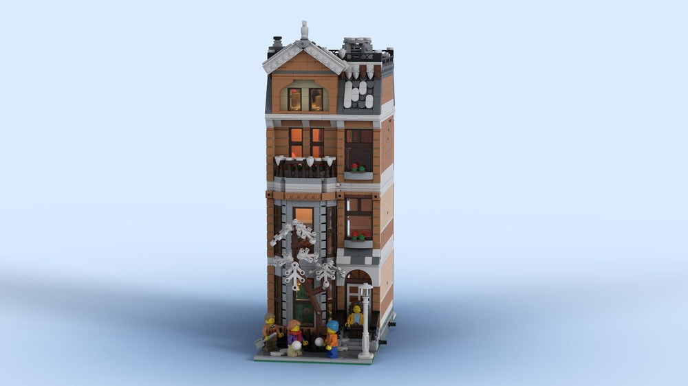 Lego Christmas Modular Home