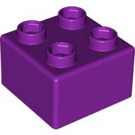 Lego Quatro Brick 2 x 2 / Light Purple