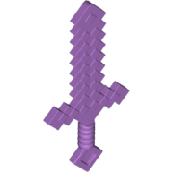 Lego Weapon Sword Blocky / Medium Lavender