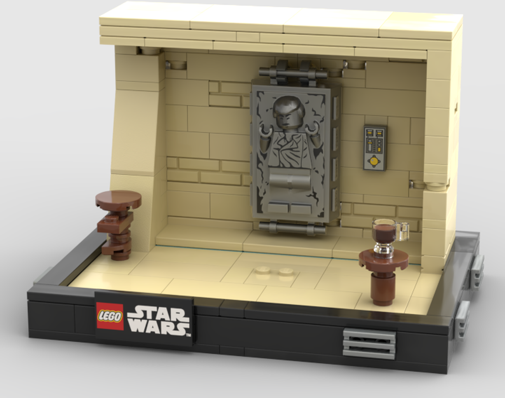 Lego Han On Display