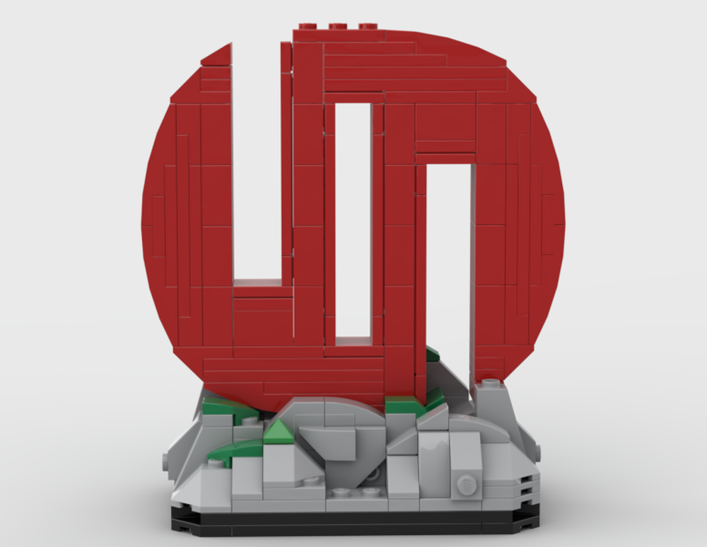 Lego Alien Insignia Red
