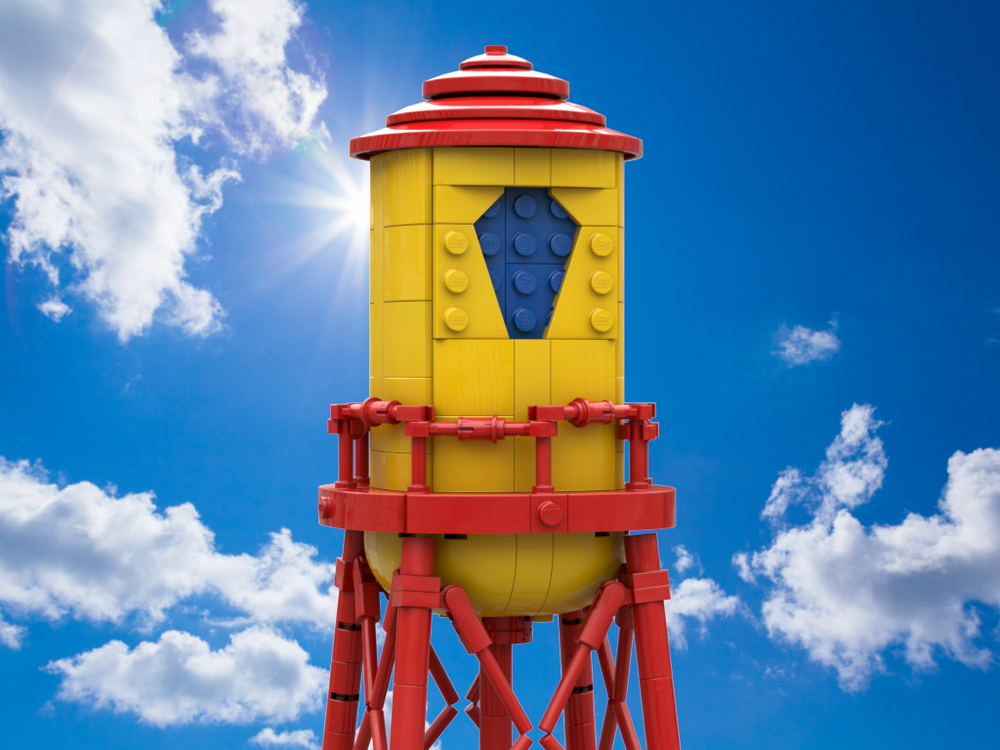 Lego WB Animaniacs water tower.
