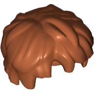 Lego Hair Tousled, Short / Dark Orange