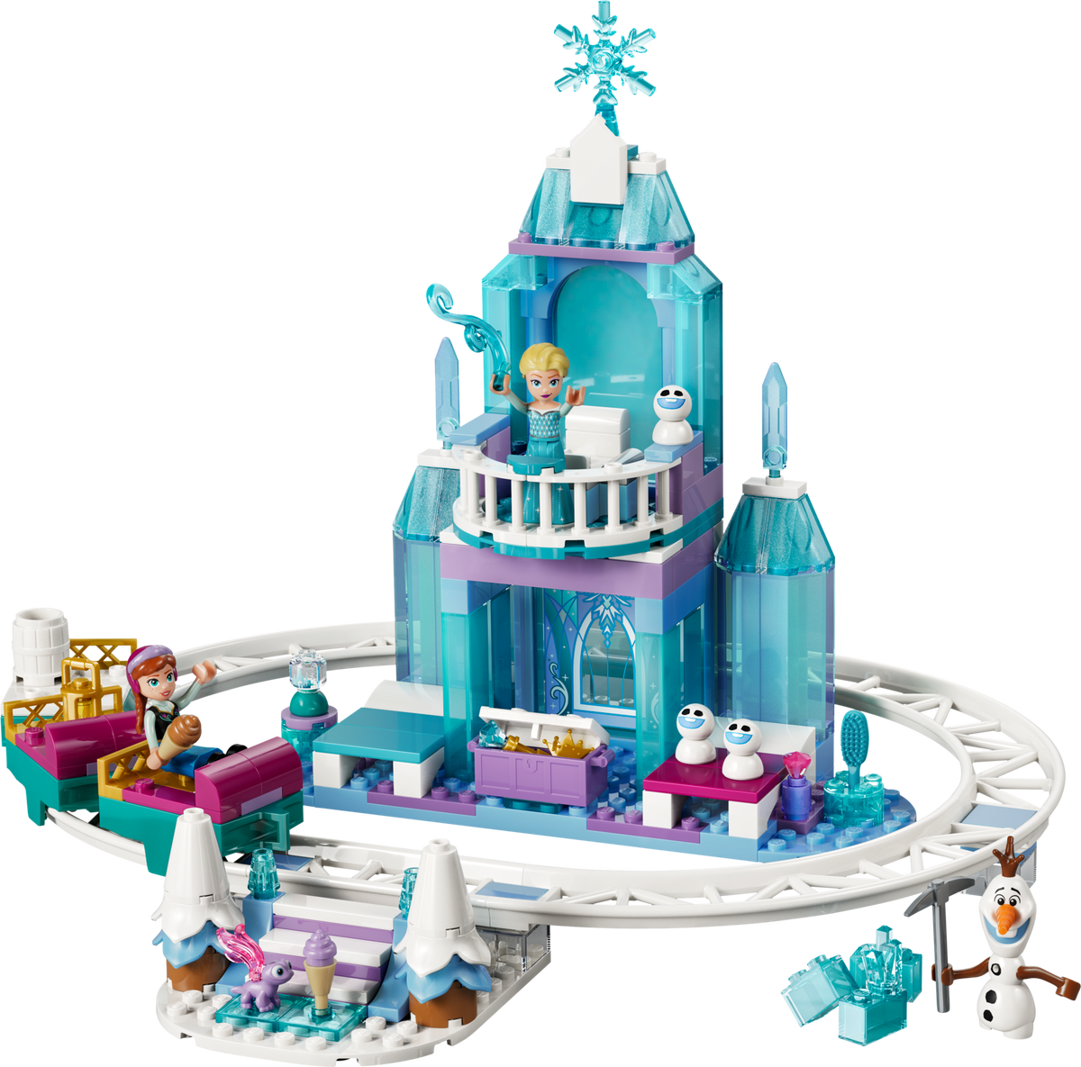 Lego Elsa's Ice Castle & Snow Ride Adventure