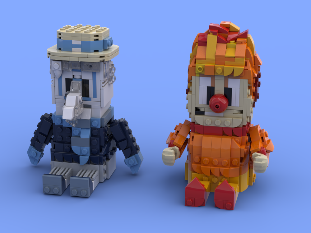 Lego Holiday Figures- Snow Miser and Heat Miser