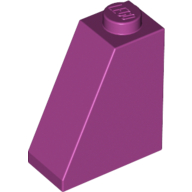 Lego Brick Sloped 65° 2 x 1 x 2 / Magenta