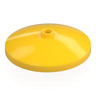 Lego Dish 4 x 4 Inverted with Open Stud [Radar] / Yellow