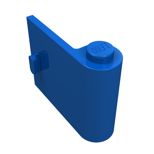 Lego Door 1 x 3 x 2 Right / Blue