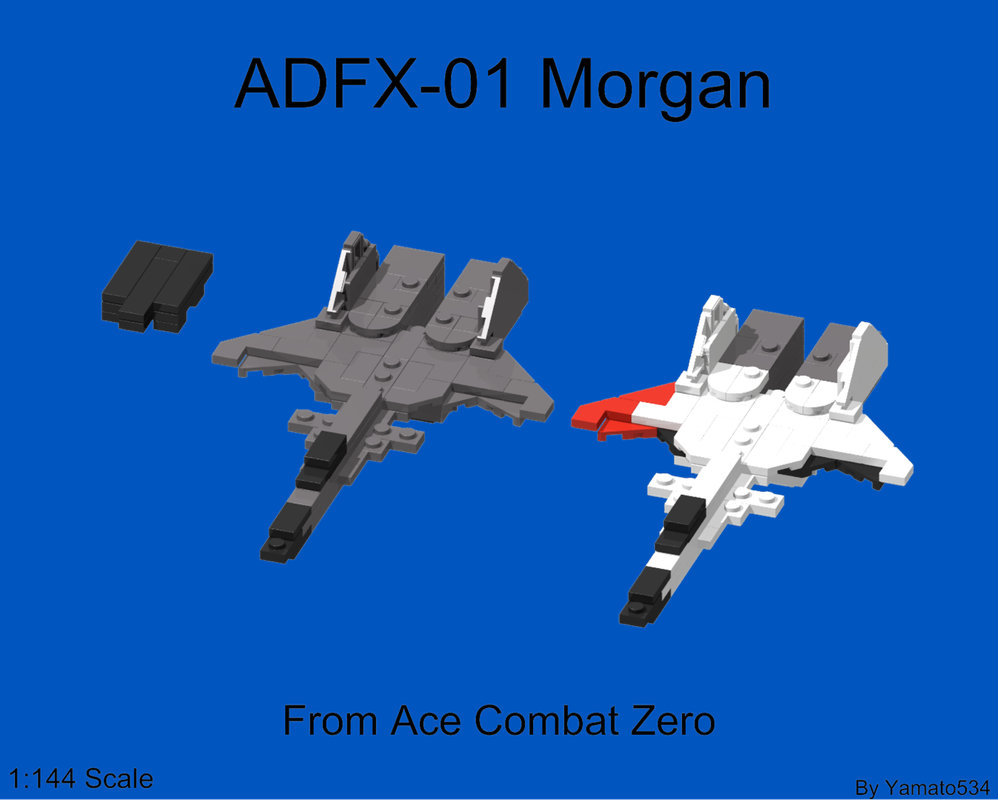 Lego ADFX-01 Morgan (from Ace Combat Zero, 1:144 Scale)